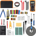 Multi-in-1 Soldering Iron Kit Temp 392℉-842℉ for Electronics DIY | 110V US Plug, 80W Soldering Iron, 5 Soldering