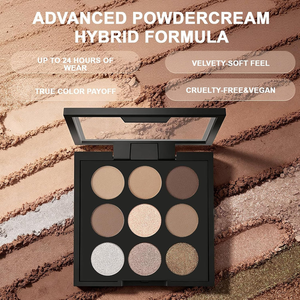 Neutral Eyeshadow Palette 9 Colors