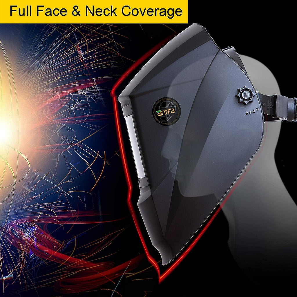 Digital Solar Power Auto-Shading & Darkening Welding Helmet DP5A-0000 True Color 3/5-13 w/Tack Mode, Shade Lock, Two