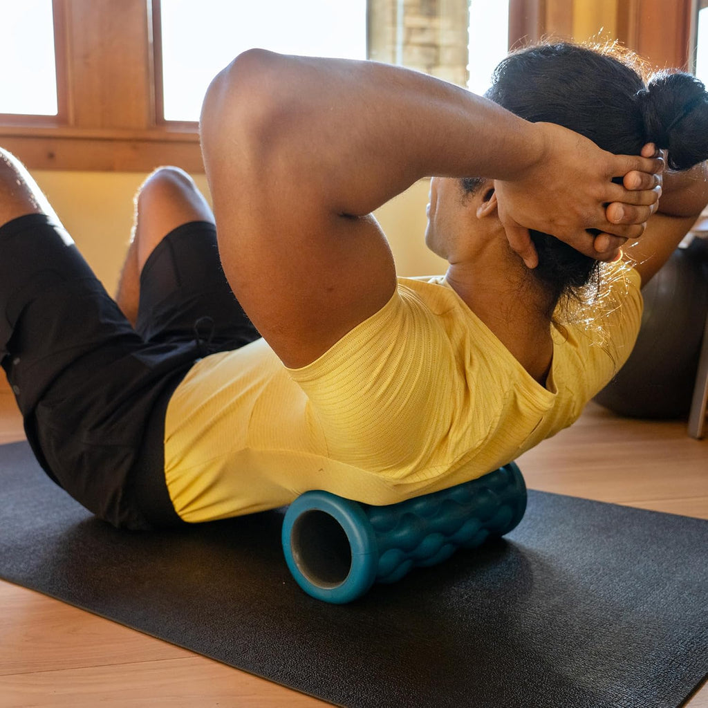 Massage Foam Roller - Textured for Deep Tissue Muscle Relief to Boost Recovery, Flexibility, Mobility - Back Pain