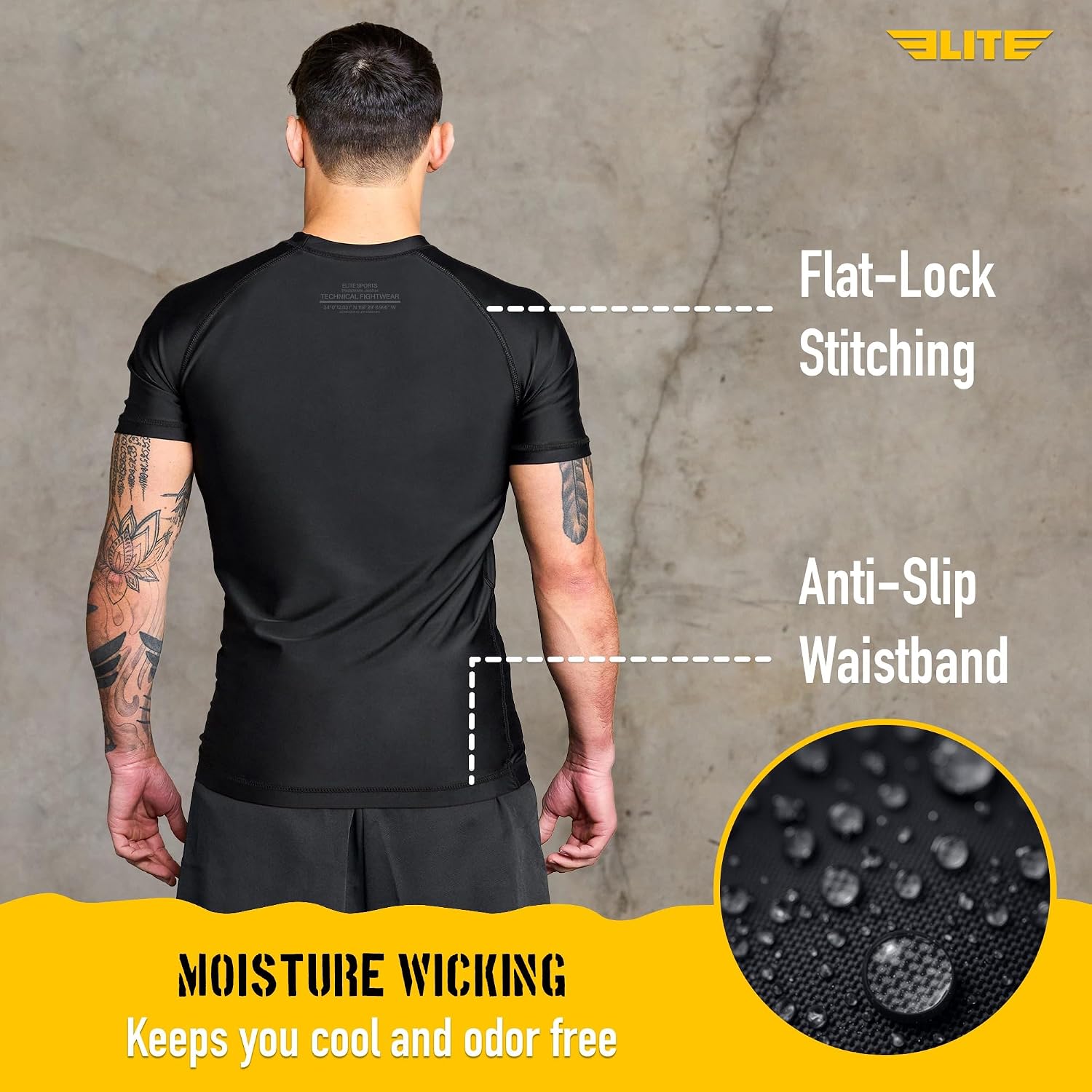 Jiu Jitsu BJJ Rash Guards, Men’s BJJ, No GI, MMA Ranked Short Sleeve Compression Base Layer Rash Guard