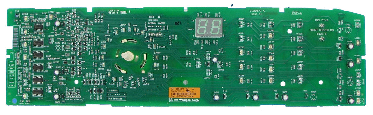 CoreCentric Remanufactured Laundry Dryer Control Board Replacement for Whirlpool 8564377 / WP8564377