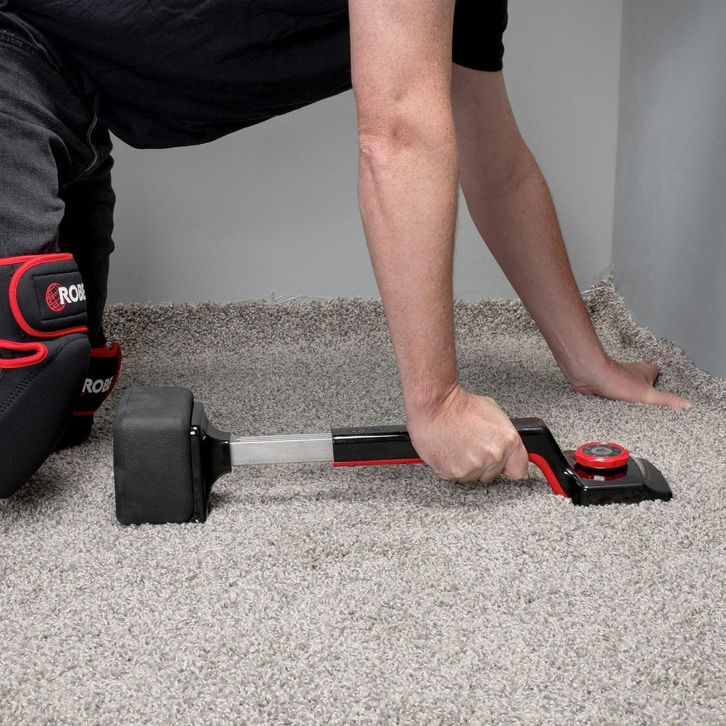 10-422BK Deluxe G.T. Carpet Knee Kicker, 17-1/2 Inches to 21-1/2 Inches, Black