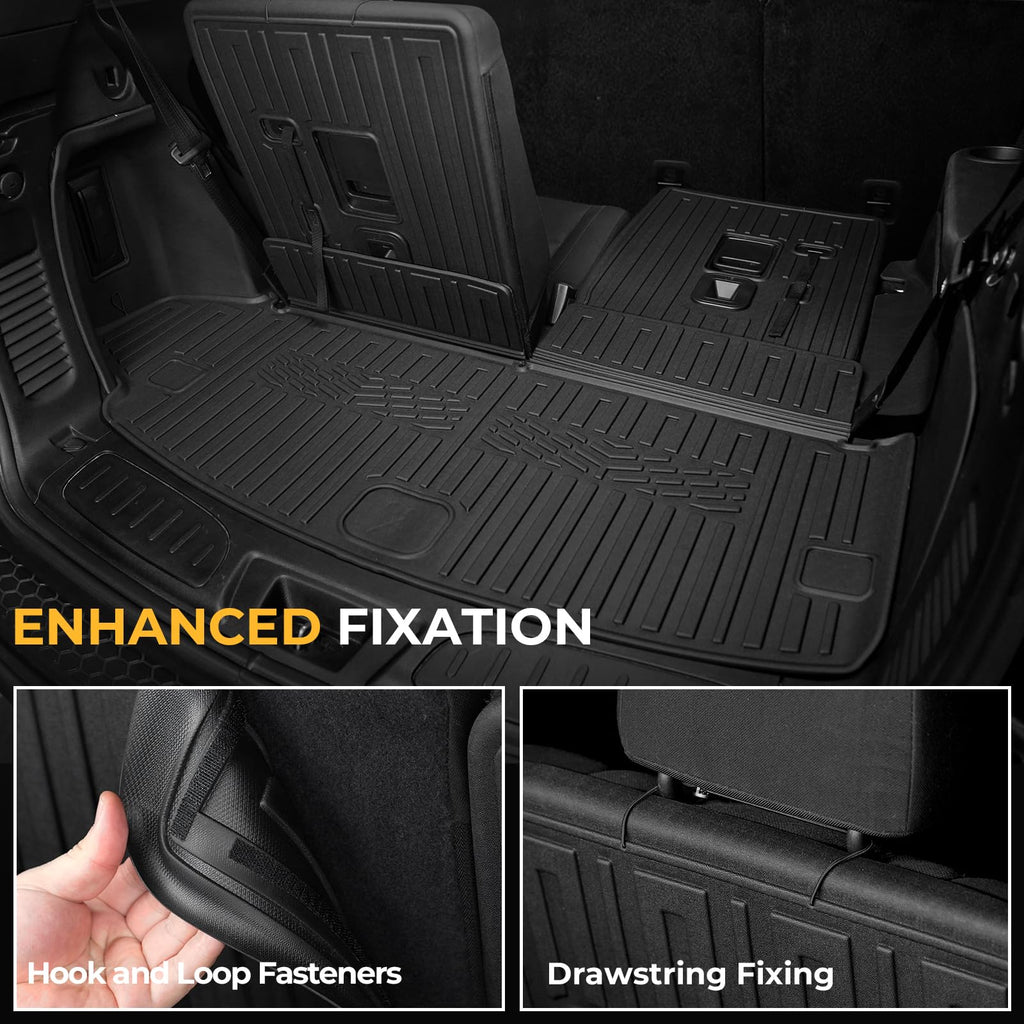 Floor Mats for 2016-2027 Dodge Durango 7-Seats Accessories