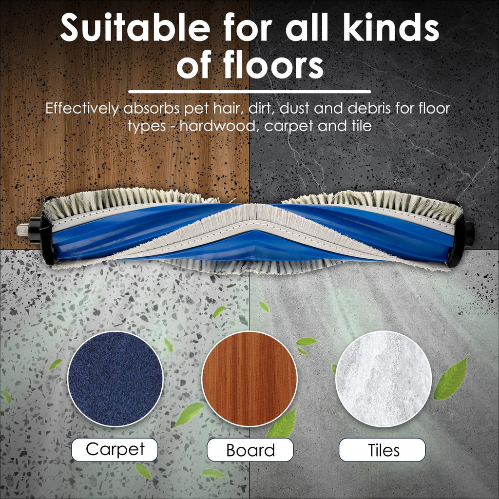 (11 Pack) X5 Pro Omni Replacement Parts Compatible with ECOVACS DEEBOT X5 Omni, X5 Pro Omni Robot Vacuum, Accessories Kit, 1 Roller Brush, 4 HEPA Filters, 6 Side Brushes, Vacuum Attachments 11 Pieces