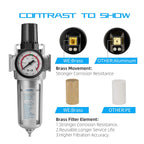 NANPU 1/2" NPT Compressed Air Filter Regulator Combo