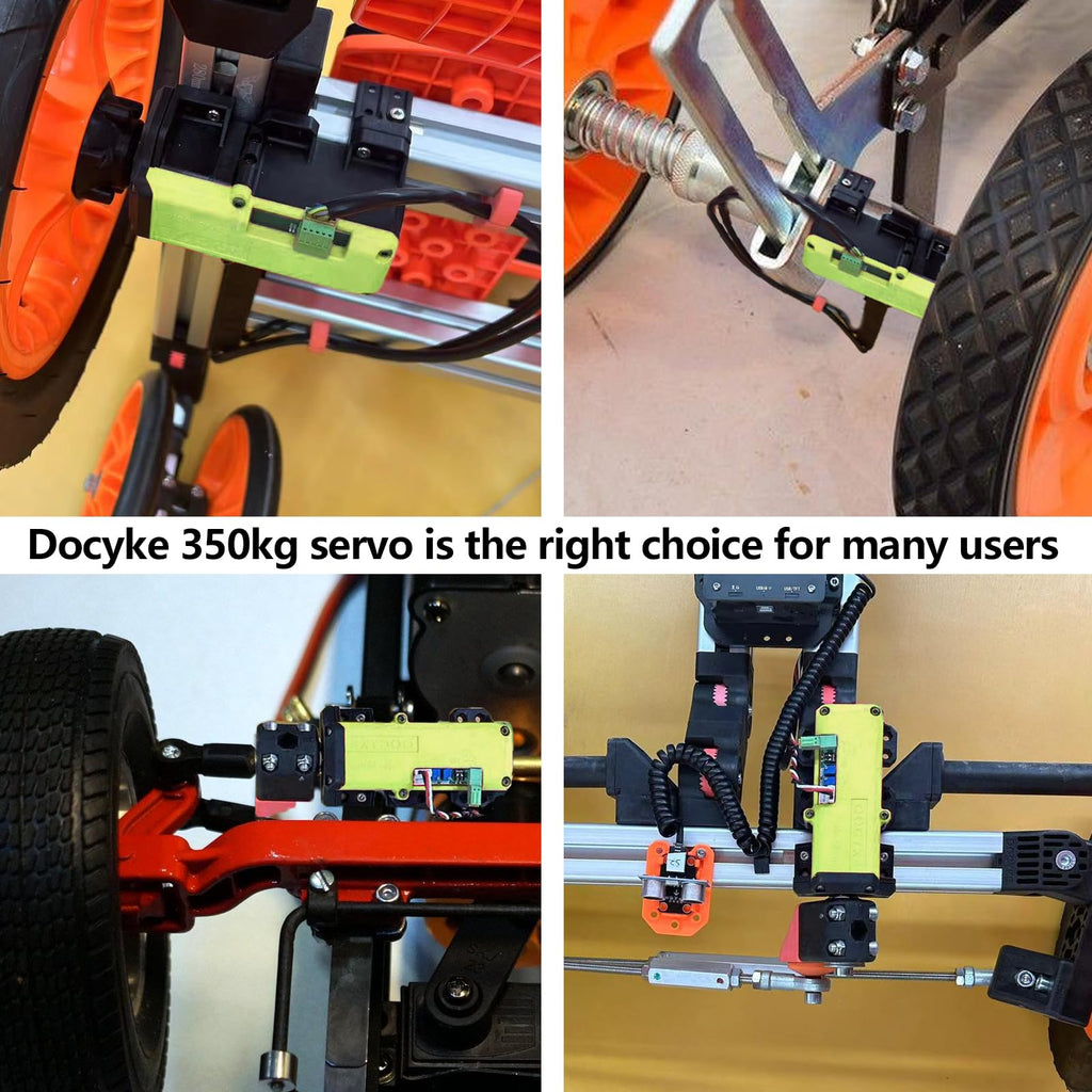 DOCYKE 550kg high torque digital servo 360° read encoder 2in1for DIY Robot