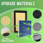 Cabin & Engine Air Filter Kit for Mitsubishi Eclipse Cross 1.5L 2018-2026