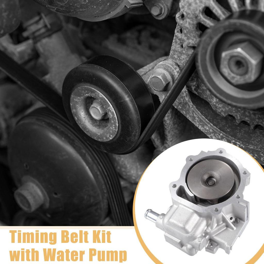 X AUTOHAUX Engine Timing Belt w/Water Pump Kit for Subaru Impreza 2006-2011