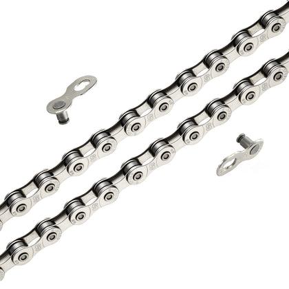 E Bike Chain, Replacement Ebike Chains, TÜV Strength Tested Dark Silver