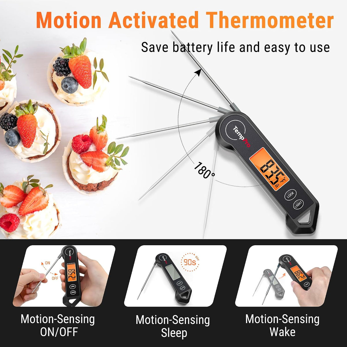 TempSwift 1 Sec Instant Read Meat Thermometer Digital
