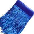 9.5 Yards Blue Fringe Trim Lace Sequin Fringe Ribbon