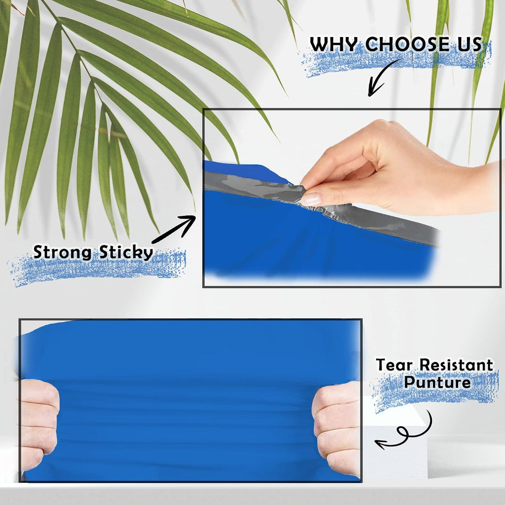 Blue Poly Mailers 12x15.5 100 Pack Self-Seal Shipping Envelopes M5