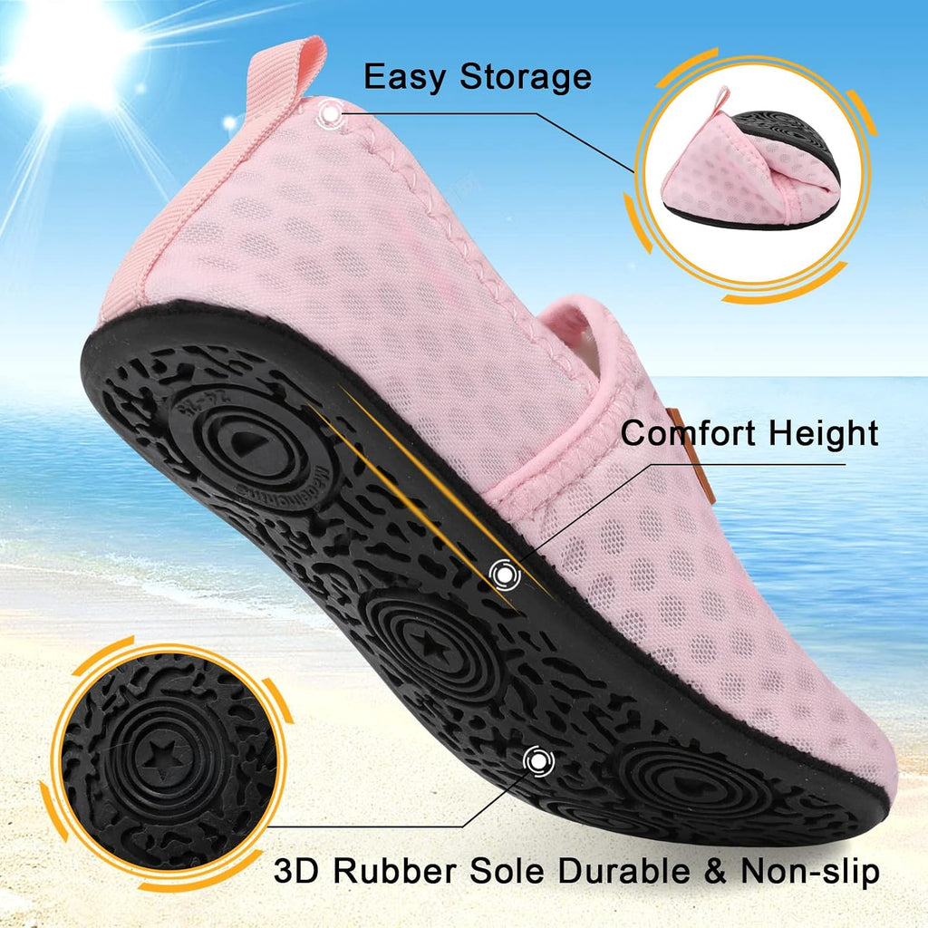 Toddler Water Shoes Kids Quick Dry Beach Swim Socks Shoes Baby Non Slip House Slippers