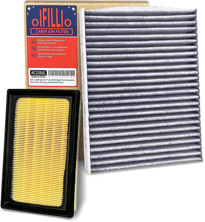 Engine Cabin Air Filter Kit for 2020-2026 Corolla Hybrid, 2016-2022 Prius 1.8 L/Prius Prime (Only for 1.8L Hybrid)