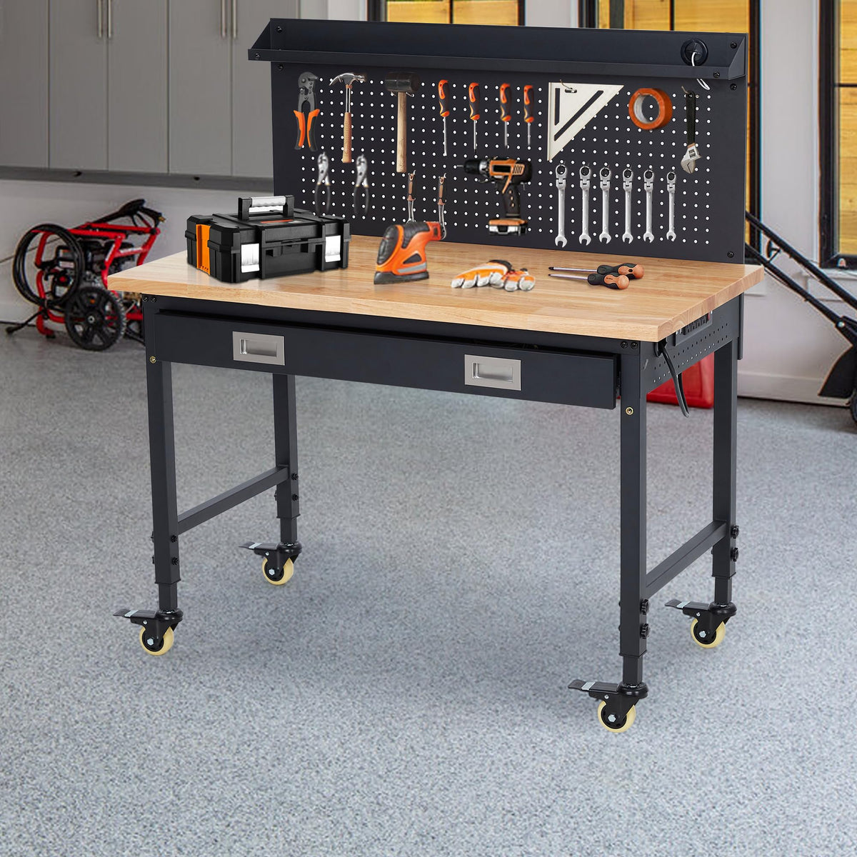 48“ x 24" Workbench, 2000 LBS Load Capacity Heavy Duty Work Benches