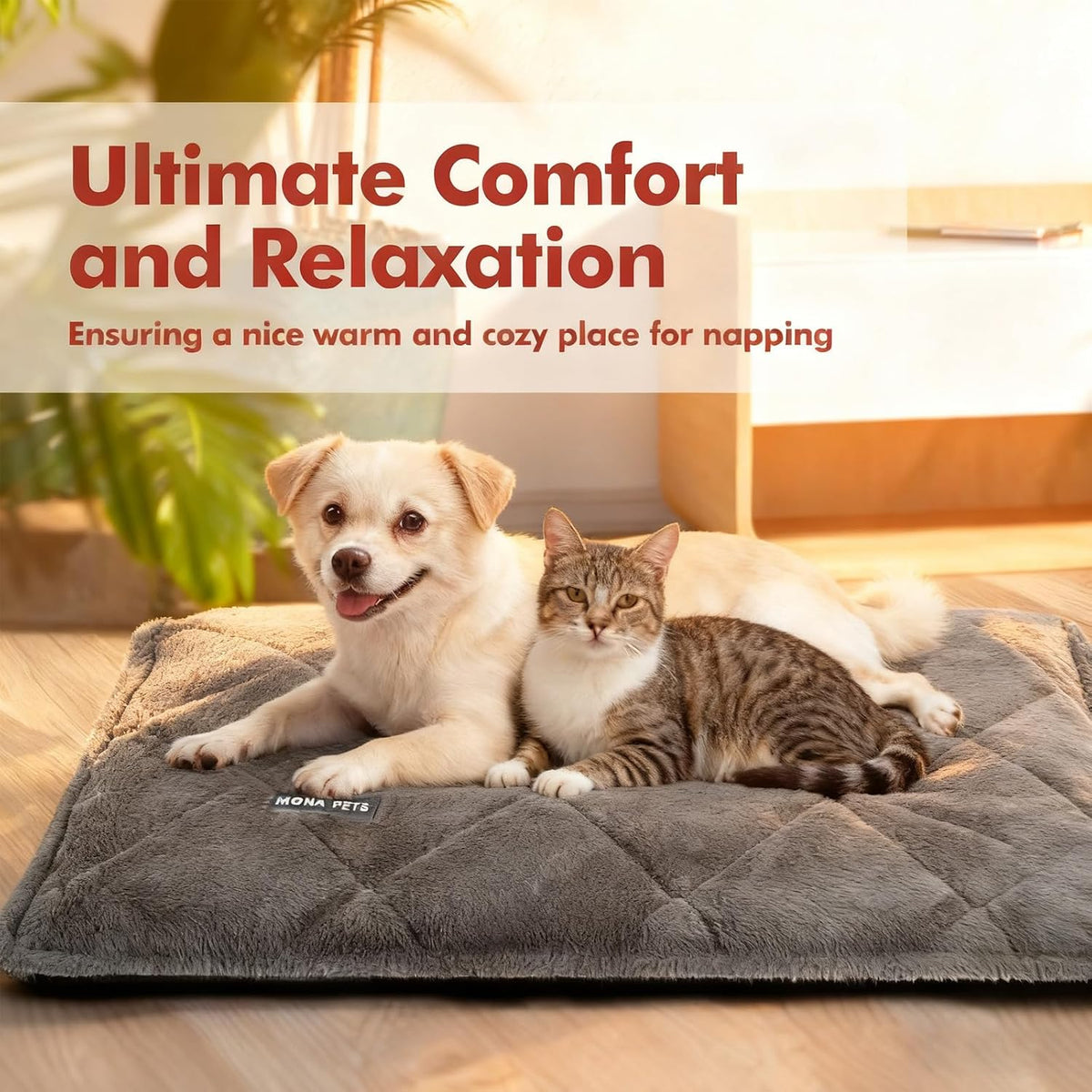 Self Warming Bed Self Heating Cat Bed Pad 36 x 24 Inches