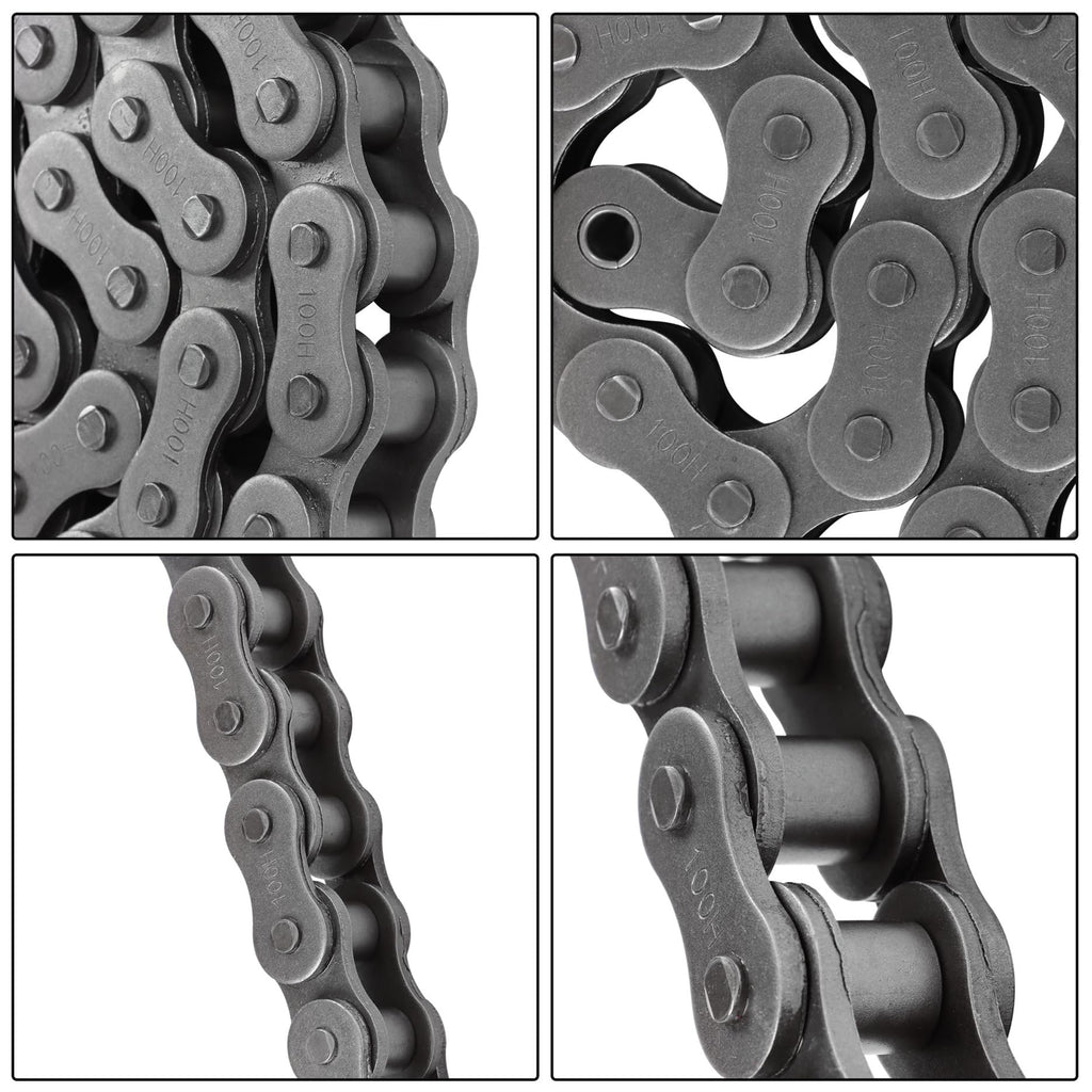 LiGuVCY 100H 10 Feet Heavy Duty Roller Chain with Connecting Link
