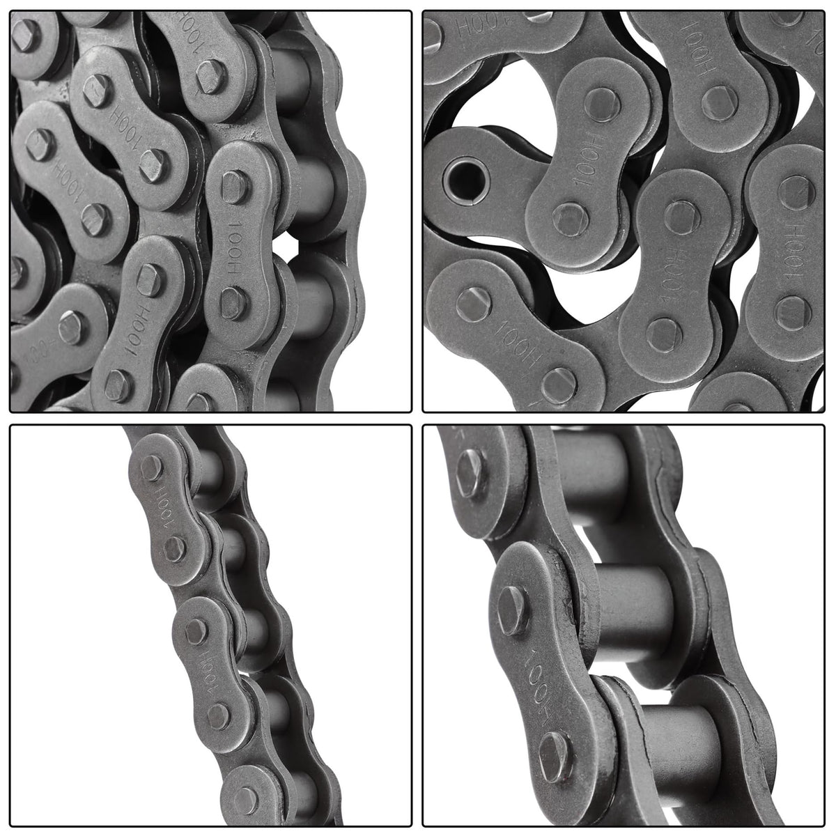 LiGuVCY 100H 10 Feet Heavy Duty Roller Chain with Connecting Link