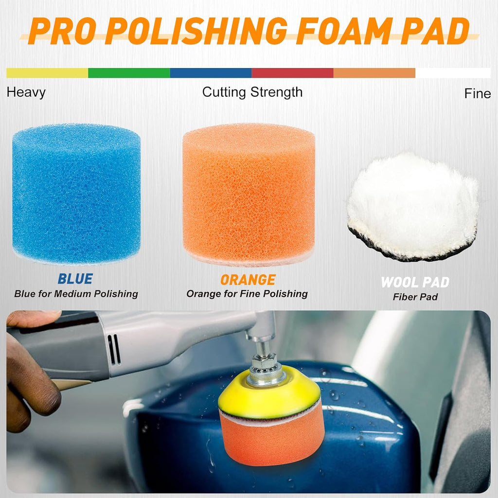 331 PCS 2 Inch Wet Dry Sanding Discs 60-10000 Grit Assorted