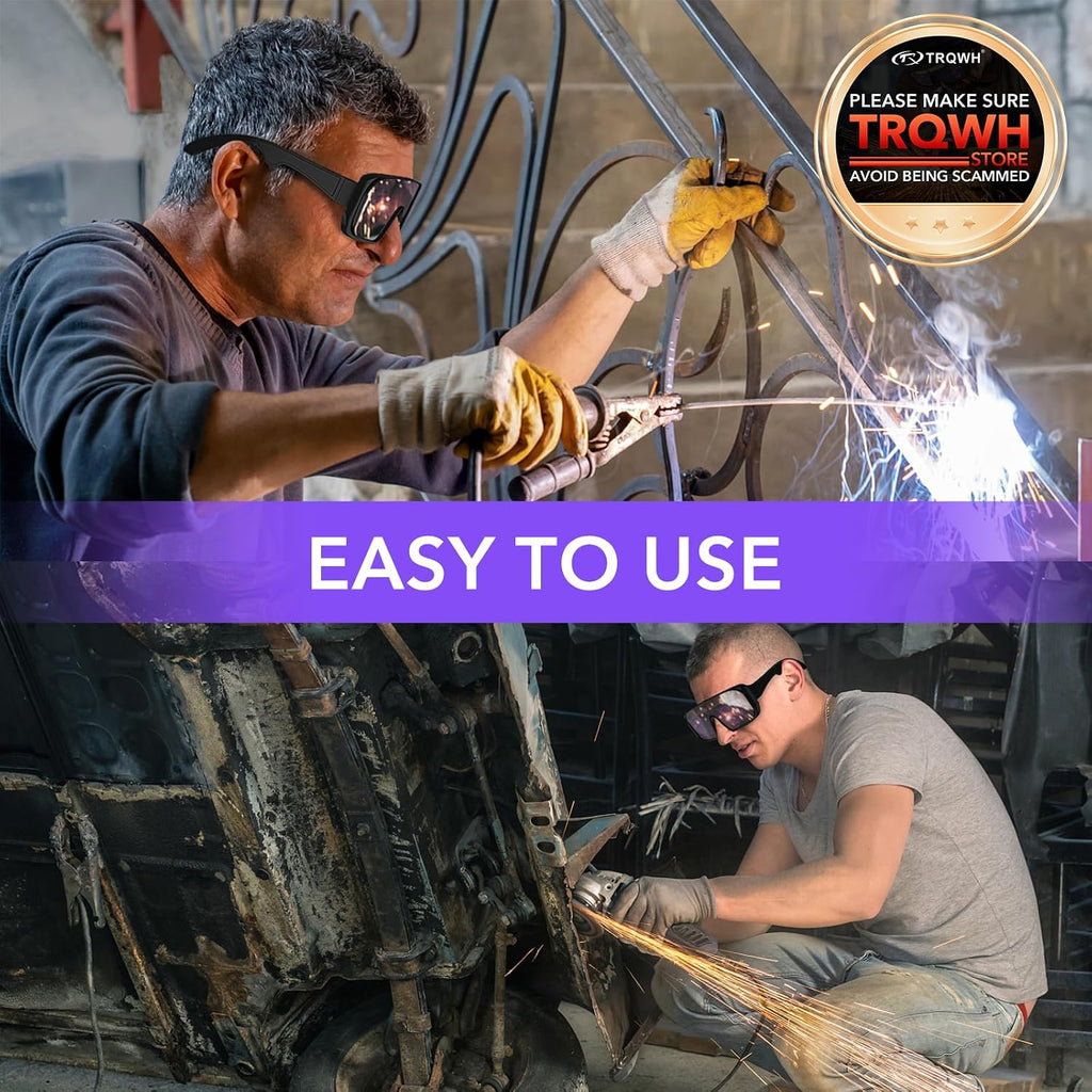 Welding Glasses Auto Darkening Safety Goggles Solar True Color Welder Glasses Eyes Protective PC Lens Welder Mask