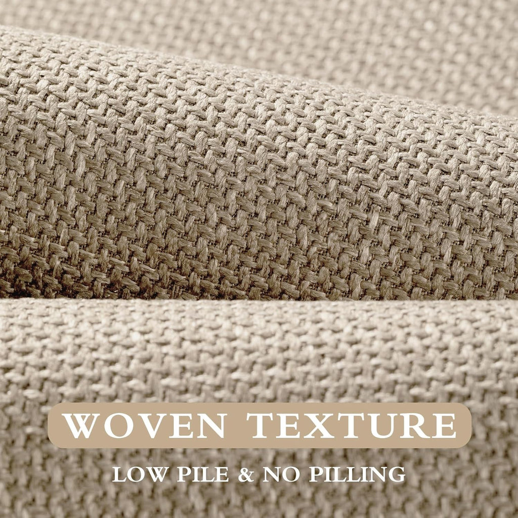 Beige Bathroom Rug Sets 2 Piece, Absorbent Bath Mat for Bathroom Non Slip Washable, Bath Room Mat Quick Dry, Thin