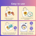20 Fabric Markers Permanent for Clothes - Fine Point