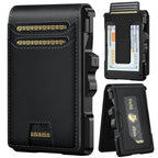 Genuine Leather Wallet for Men: Slim RFID Smart Minimalist Wallet