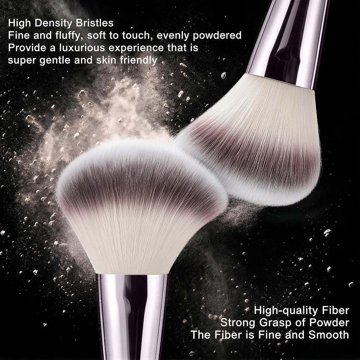 55Pcs Brown Makeup Brushes Set Professional Makeup Kit Multi-functional Makeup Tool Set with Case Facial Makeup