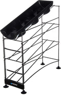 4-Tier Three-Cup Dispenser Rack, 8-44 oz, Adjustable Coils
