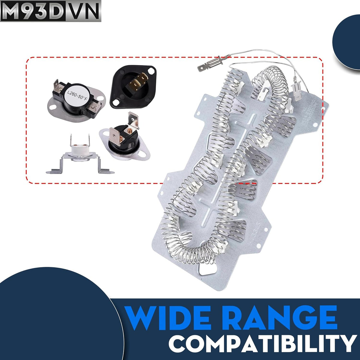 DV40J3000EW/A2 DV42H5000EW/A3 Dryer Heating Element for Samsung