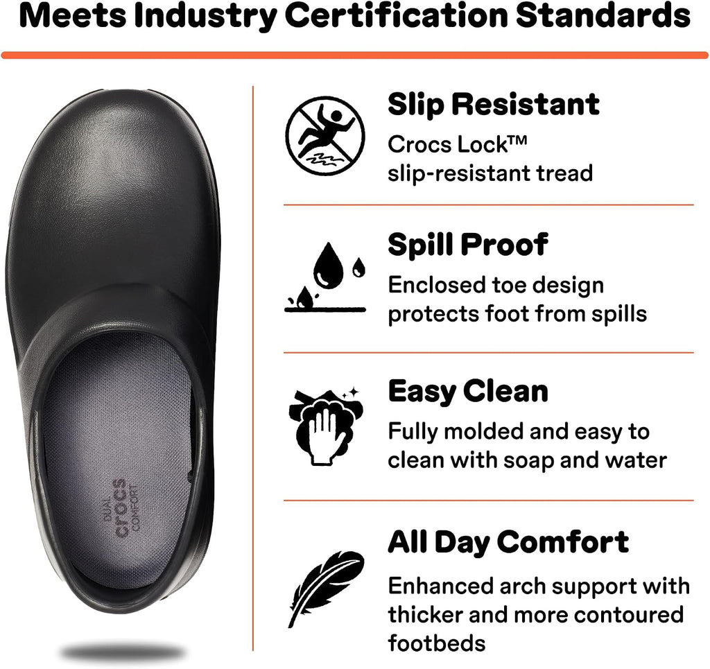 Women's Neria Pro II Work Clogs, Enclosed Toe, Slip Resistant Shoes