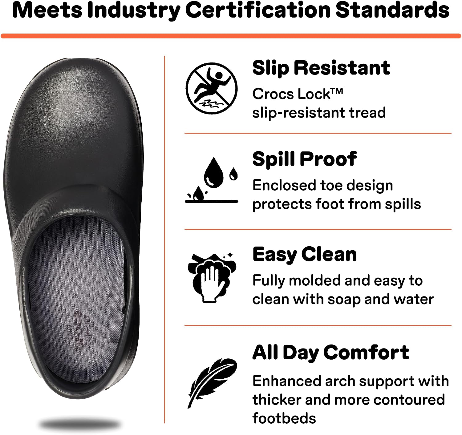 Women's Neria Pro II Work Clogs, Enclosed Toe, Slip Resistant Shoes