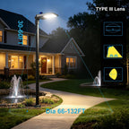 Lightdot 2Pack Parking Lot Light Outdoor 480W LED Pole Light with Photocell