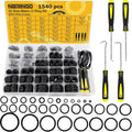 32 Sizes Rubber O Ring Assortment Kit, 1540 Pcs Metric O-Ring Kits