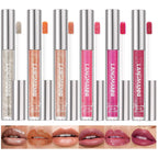 6 Colors Diamond Glitter Lip Gloss Set,Long Lasting High Shine Shimmer Liquid Lipstick Set,Hydrating,Moisturizing Lip