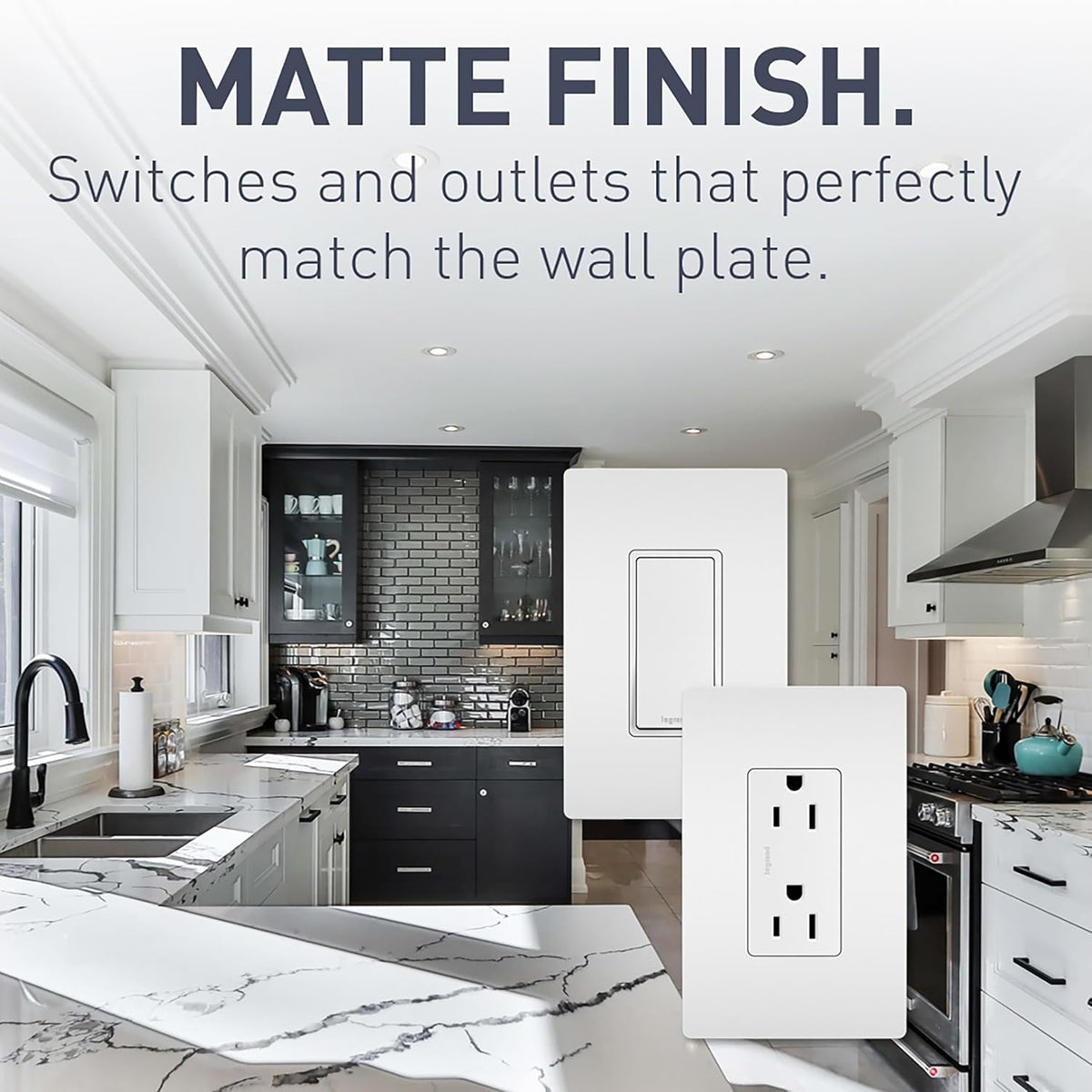 Legrand Radiant 15 Amp Decorator Duplex Outlet White 1 Pack