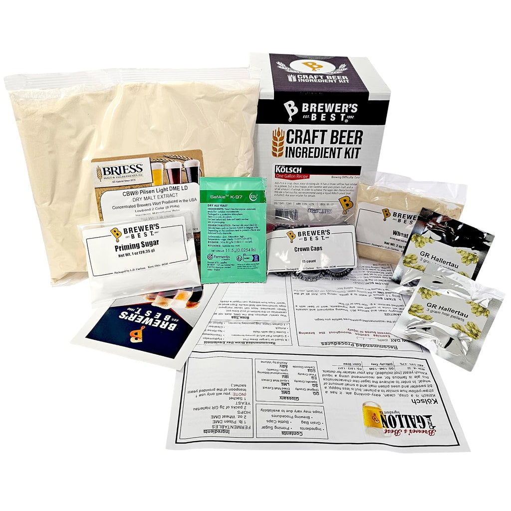 One Gallon Home Brew Beer Ingredient Kit (Kolsch)