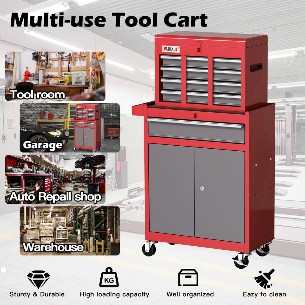 41" Rolling Tool Chest,7‑Drawer Tool Chest with Wheels,Metal Tool Box