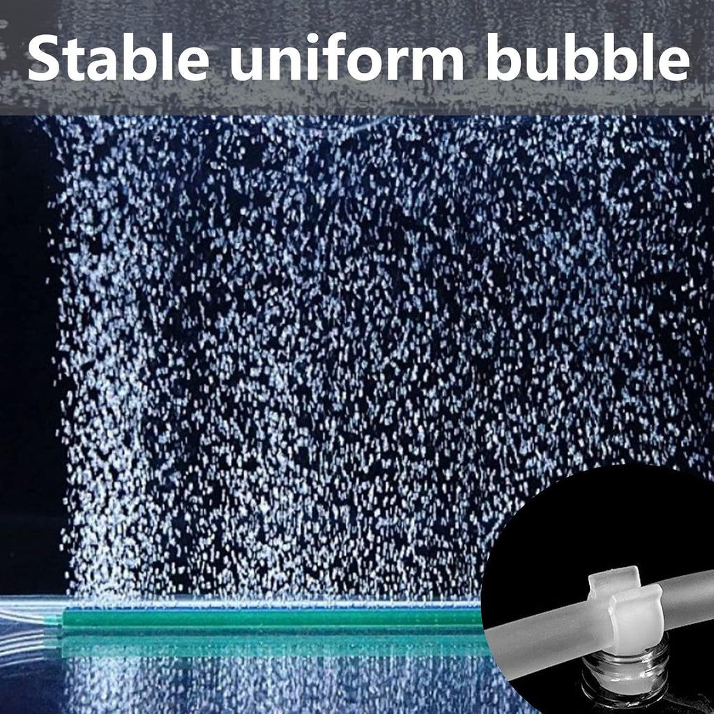 Air Stone Bar Bubble Diffuser Set 8 Inch Fish Tank Air Bubble with Suction Cups Air Stone for Aquarium Fish Tank