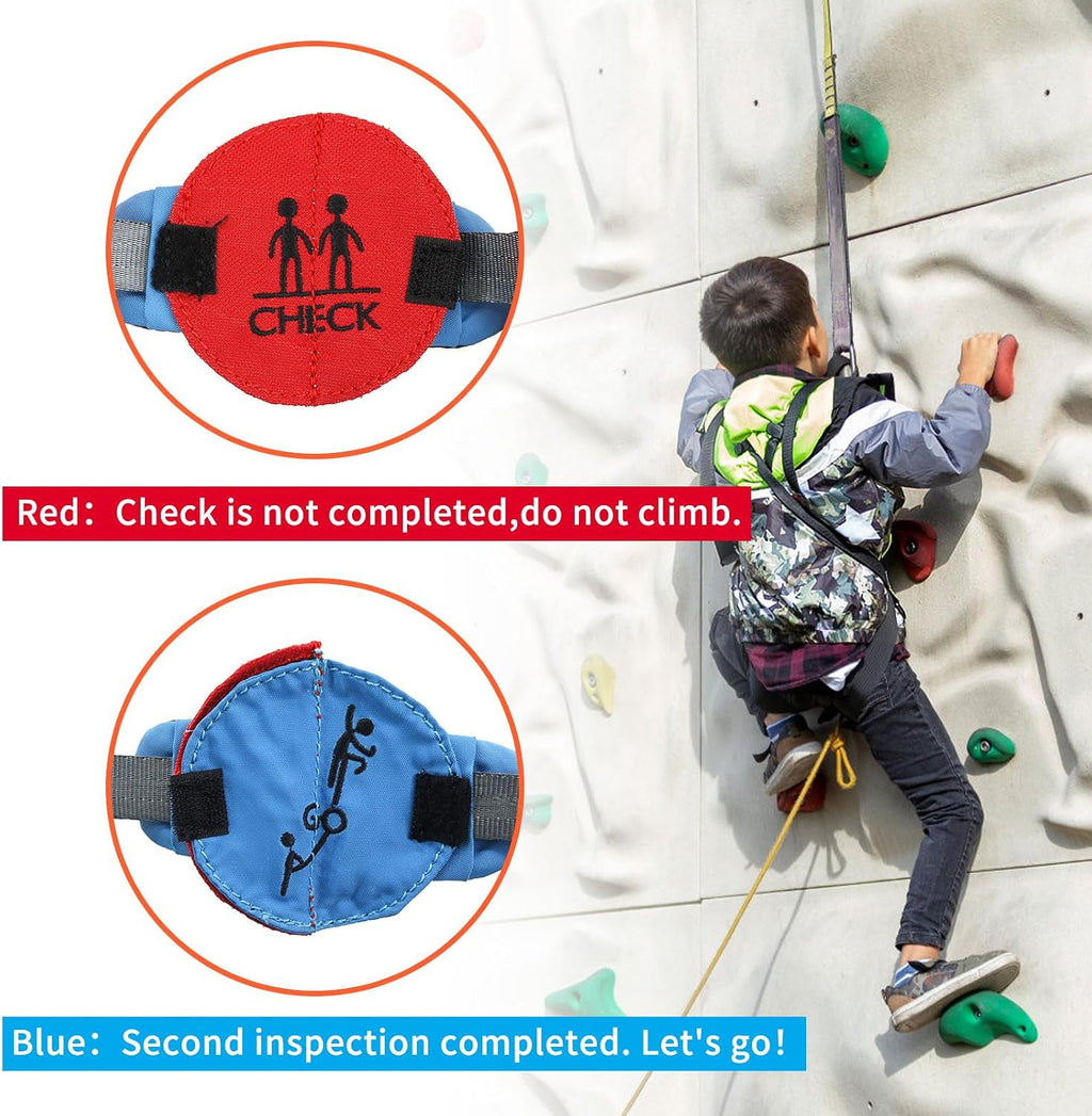 Kids Full Body Climbing Harnesses Comfortable & Lightweight,Protection Zipline Belts for Outdoor Expanding Training