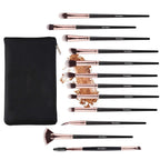 Eye Makeup Brushes, 12 PCS Professional Eye shadow, Concealer, Eyebrow, Foundation, Powder Liquid Cream Blending