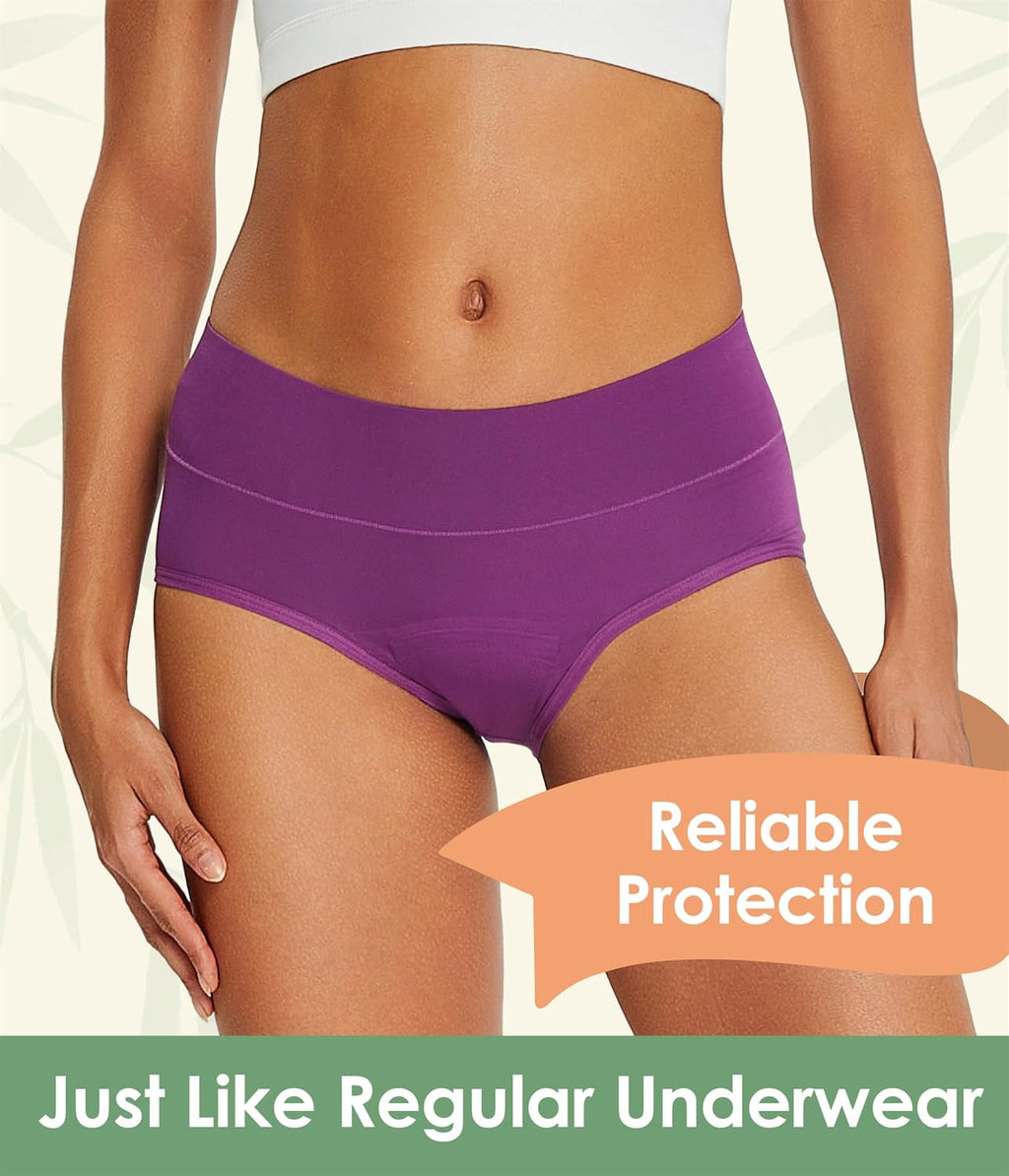 Women's Incontinence Underwear 50ml 5 Pack, Multicolor01, Medium