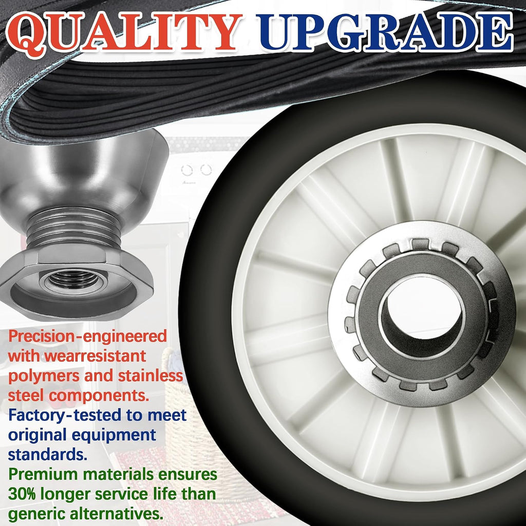 WED4815EW1 WED4850BW0 Dryer Belt & Roller & Pulley Repair Kit WED49STBW1