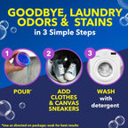 Odor Blasters Odor and Stain Remover Laundry Booster Liquid, 50 fl oz 3-Pack