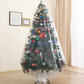 Christmas Tree Disposal Bag, Clear Extra Large 9x6ft Tree Storage Bag Cover, Jumbo Heavy Duty Plastic Xmas Tree
