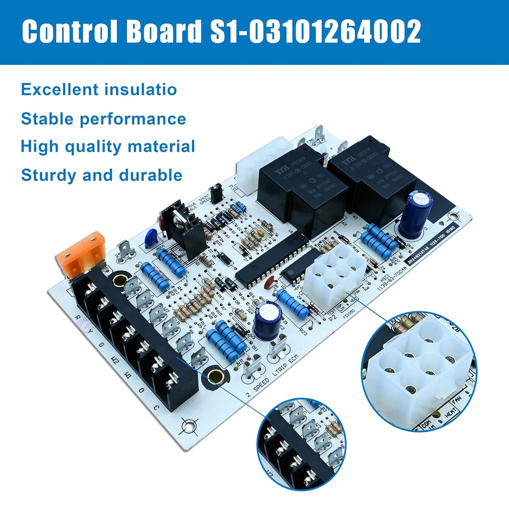Upgraded S1-03101264002 Furnace Control Circuit Board Replacement for York