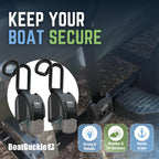 BoatBuckle F14221EC G2 Gunwale Retractable Boat Tie Down, 2 x 38 in, 2-Pack