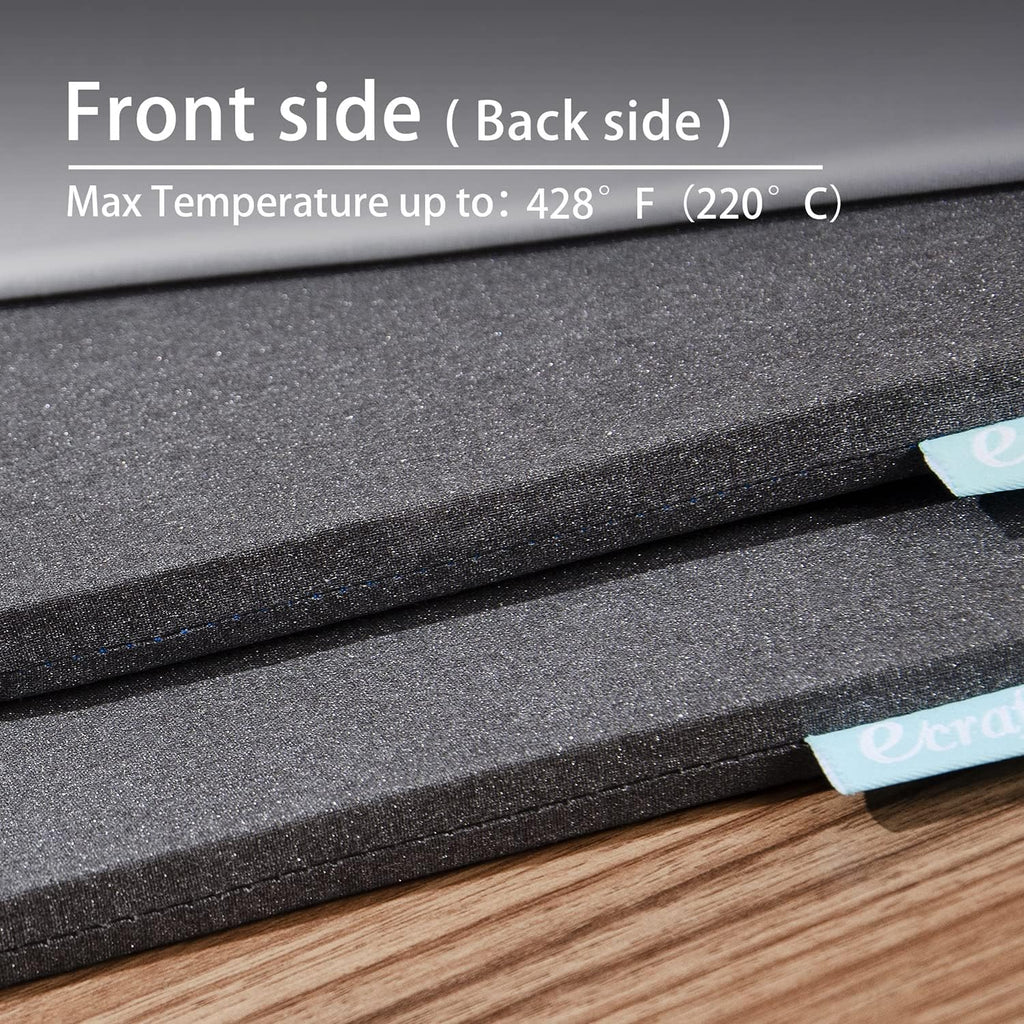 Heat Press Mat for Cricut Easypress: Ecraft (11 x 13 inch) Double-Sided Heating Ironing Mats for Craft Insulation