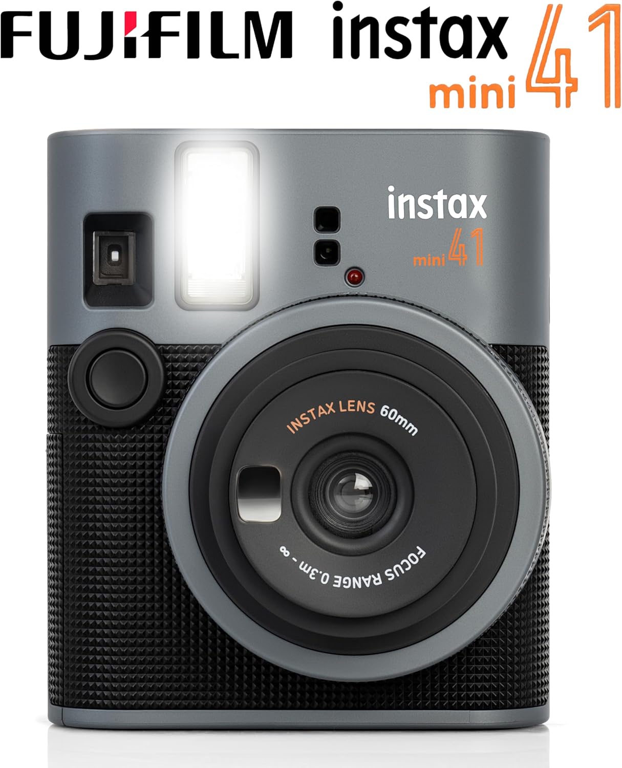 Instax Mini 41 Instant Film Camera Black + 20 Instax Instant Film Prints Bundle